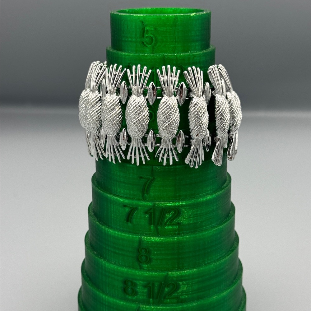 Vinage Sarah Coventry Simply Elegant Art Deco Statement Panel Bracelet - Picture 3 of 6